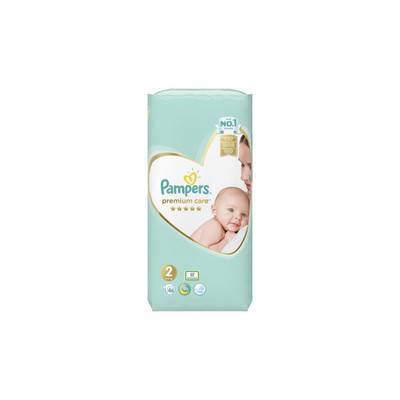 Pampers Premium Care Value Pack Νo2 (4-8kg) 46 Τεμ