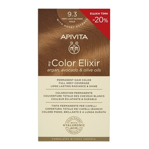 APIVITA Βαφή μαλλιών color elixir N9,3 ξανθό πολύ 