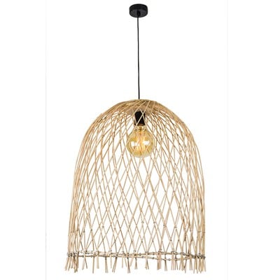 Pendant Light Wicker 1Χε27 40W