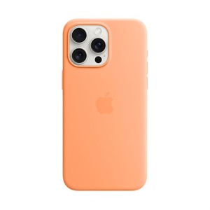 Apple Silicone Case with MagSafe Orange Sorbet iPh