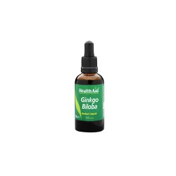 Health Aid Ginkgo Biloba Herbal Liquid Συμπλήρωμα Διατροφής Για Καλύτερη Μνήμη Ζεστά Χέρια & Πόδια 50ml