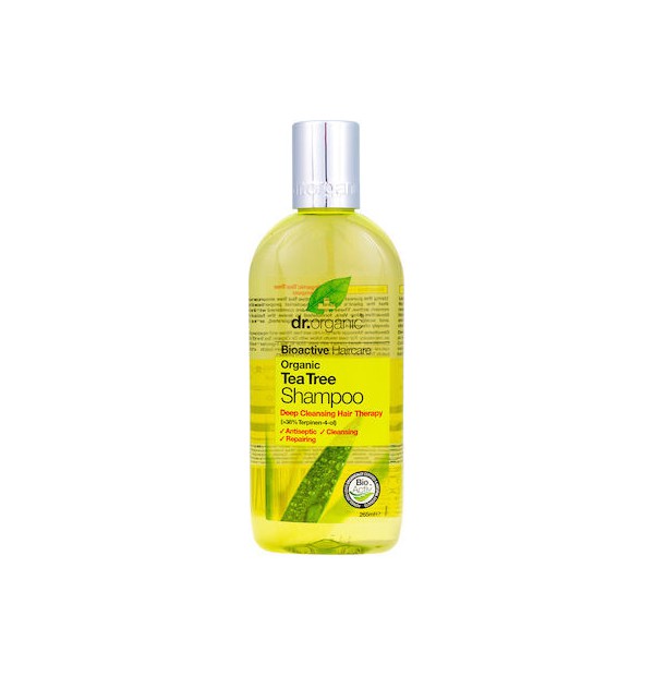 Dr.Organic Tea Tree Shampoo Σαμπουάν με Βιολογικό Τεϊόδεντρο, 265 ml