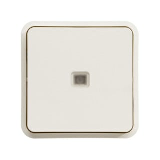 Cubyko IP55 Switch A/R Lighting Assembled White WN