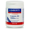 Lamberts Vitamin D3 1000iu (25μg), 120caps  (8143-120)