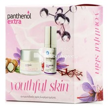 Panthenol Extra Youthful Skin Σετ Face & Eye Serum - Αντιρυτιδικός Ορός, 30ml & Day Cream SPF15 - Ενυδατική Κρέμα Ημέρας, 50ml