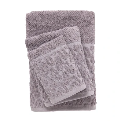 Das Home σετ Πετσετες 3τεμαχιων Best 0785 Grey 30x
