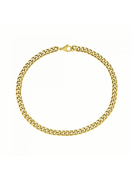 Millionals cuban stainless steel bracelet gold