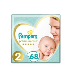 Pampers Premium Care Diapers Size 2 (4-8kg) 68 Diapers
