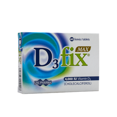 Uni-Pharma D3 Fix Max 4000iu 60Tabs