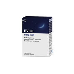 Eviol Sleep Well Συμπλήρωμα Διατροφής Για Τη Ρύθμιση Του Ύπνου 60 Κάψουλες