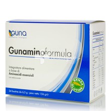 Guna Gunamino Formula - Αμινοξέα, 24 φακελάκια x 6,5gr