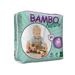 Bambo Nature Οικολογικές Πάνες Maxi No.4 (7-18kg) 30 Τεμάχια