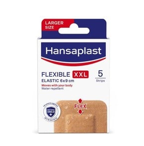 Hansaplast Flexible XLL Strips 6x9cm, 5pcs