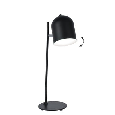 Table Light Oval Lina 40W E27 Black