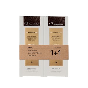 KORRES Βαφή μαλλιών abyssinia 4.7 καστανό σοκολατί