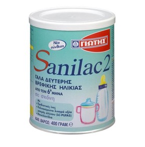ΓΙΩΤΗΣ Sanilac 2, Γάλα 2ης Βρεφικής Ηλικίας 6M+, 4