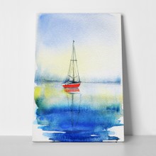 Sea watercolour painting a