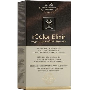 Apivita My Color Elixir Μόνιμη Βαφή Μαλλιών Νο 6.3