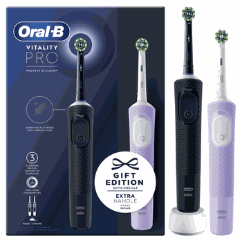ORAL B VITALITY PRO BLACK-PINK DUO ELECTRIC TOOTHB