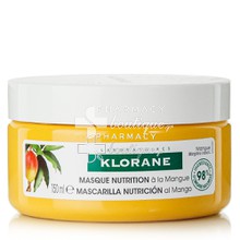 Klorane Masque Nutrition a la Mangue - Επανορθωτική Μάσκα Εντατικής Τροφής από Μάνγκο, 150ml 