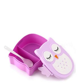 One & Only Baby Lunch Box Owl Purple Κουκουβάγια Φ