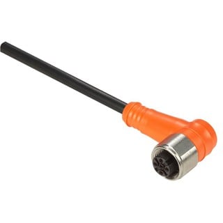 Pre Wired Connector Elbowed Female Μ12 4P XZCPA124