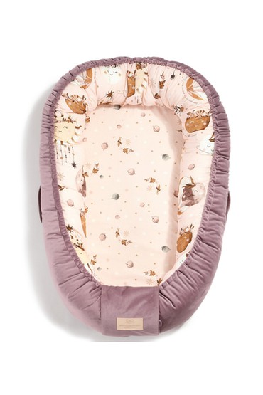 LA MILLOU BABY NEST FLY ME TO THE MOON NUDE - FRENCH LAVENDER 110 cm.
