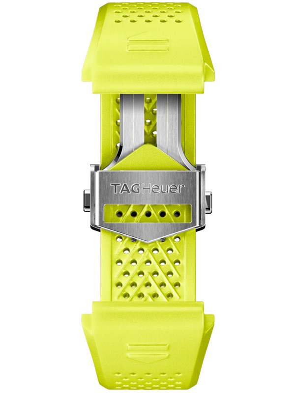 Lime Yellow Rubber Strap 45mm