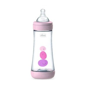 Chicco Perfect 5-Πλαστικό Μπιμπερό σε Ροζ Χρώμα γι