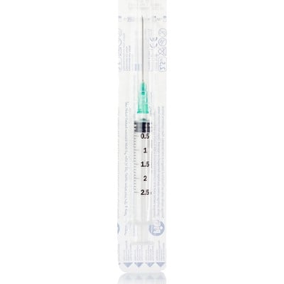 Pic Σύριγγα 2.5ml Μιας Χρήσεως με Βελόνα G21 x1,5 