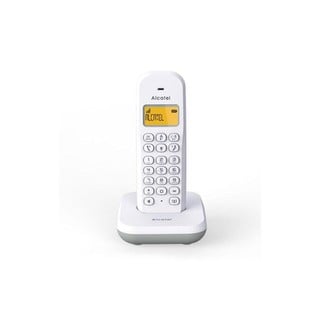 Alcatel Τηλέφωνο Ασύρματο E195 Λευκό/Γκρι 010043