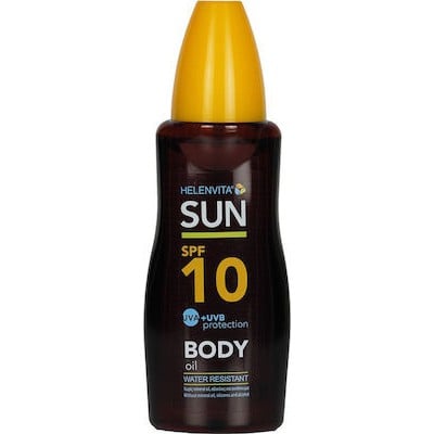 Helenvita Sun Body Oil SPF10 Αντηλιακό Λάδι Σώματο