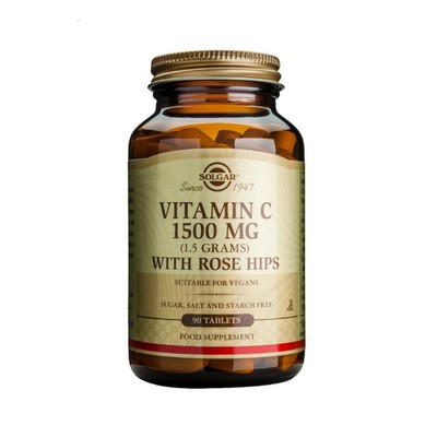 Solgar - Vitamin C 1500mg with Rose Hips - 90tabs