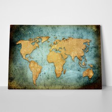 Grunge illustrated world map 20964865 a