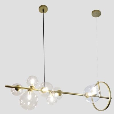 Pendant Light Gold 8Xg9 96X25cm