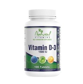 Natural Vitamins Vitamins D3 1.500iu, 100 Tabs