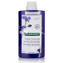 Klorane Shampoo Centauree BIO (ΚΥΑΝΗ ΚΕΝΤΑΥΡΙΑ) - Λευκά ή Γκρίζα Μαλλιά, 400ml