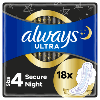 ALWAYS ULTRA SECURE NIGHT WITH WIGS 18TMX