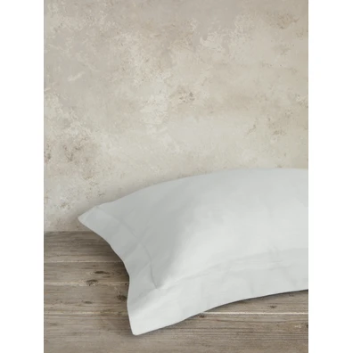 Μαξιλαροθήκες Oxford Superior Satin - Soft Gray Ni