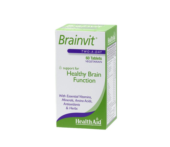 HEALTH AID BRAINVIT 60VEG. TABL