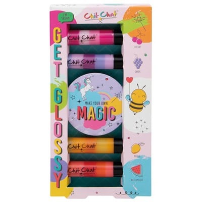 CHIT CHAT Get Glossy- Παιδικό Lip Gloss Set Με Διάφορες Γεύσεις