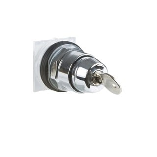 Selector Switch 30mm 3 Positions with Key 9001KS43