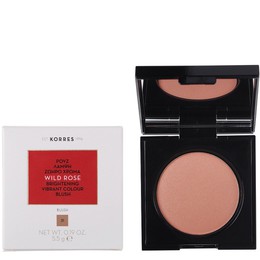 Korres Wild Rose Brightening Vibrant Colour Blush Light Bronze No.31 Άγριο Τριαντάφυλλο Ρουζ 5.5gr