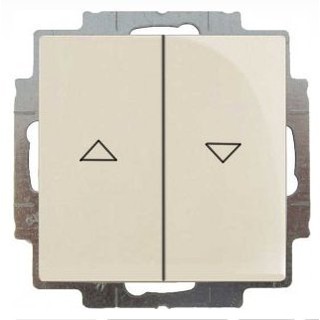 Basic55 Blinds Push Button with Arrows Symbol Ivor