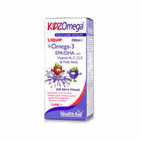 Health Aid KidzOmega Liquid Wild Berry 200ml - Συμ