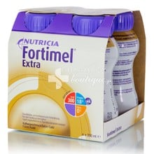 Nutricia Fortimel Extra ΚΑΦΕ - Υπερπρωτεϊνικό Ρόφημα, 4 x 200ml