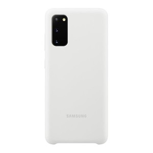 Samsung Silicone Cover S20 + White