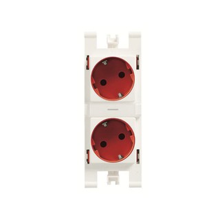 Zenit Διπλή Σούκο για Ερμάριο Λευκό-Κόκκινο T1088 
