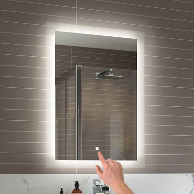 Καθρέπτης μπάνιου 60x80 φωτιζόμενος με LED και tou