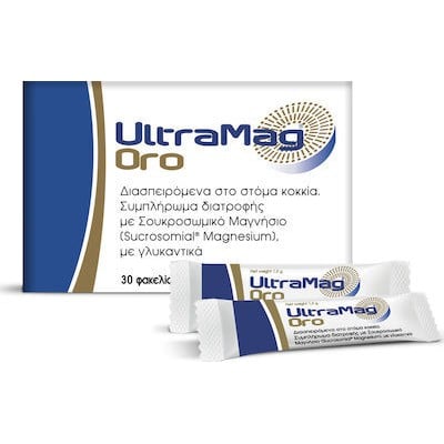 WINMEDICA UltraMag Oro Συμπλήρωμα Διατροφής Με Μαγνήσιο x30 φακελάκια